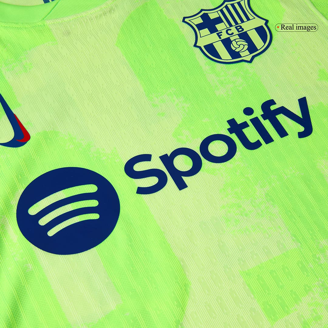 Player Version RAPHINHA #11 Barcelona Third Away Soccer Jersey 2024/25 - UCL?Spotify Logo Without Text? Top Dresy Shop