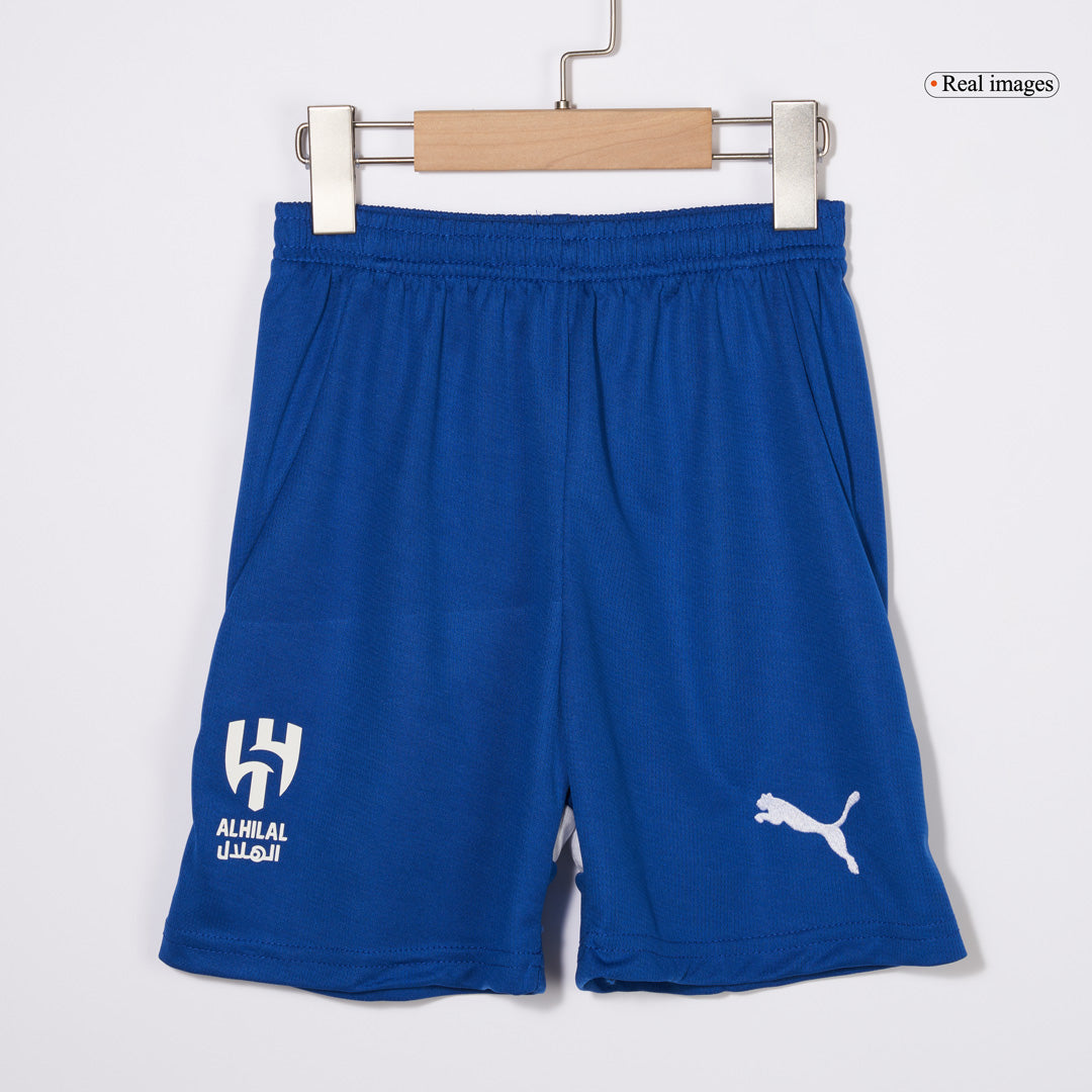Kid's Al Hilal SFC Home Soccer Jersey Kit(Jersey+Shorts) 2024/25 Top Dresy Shop