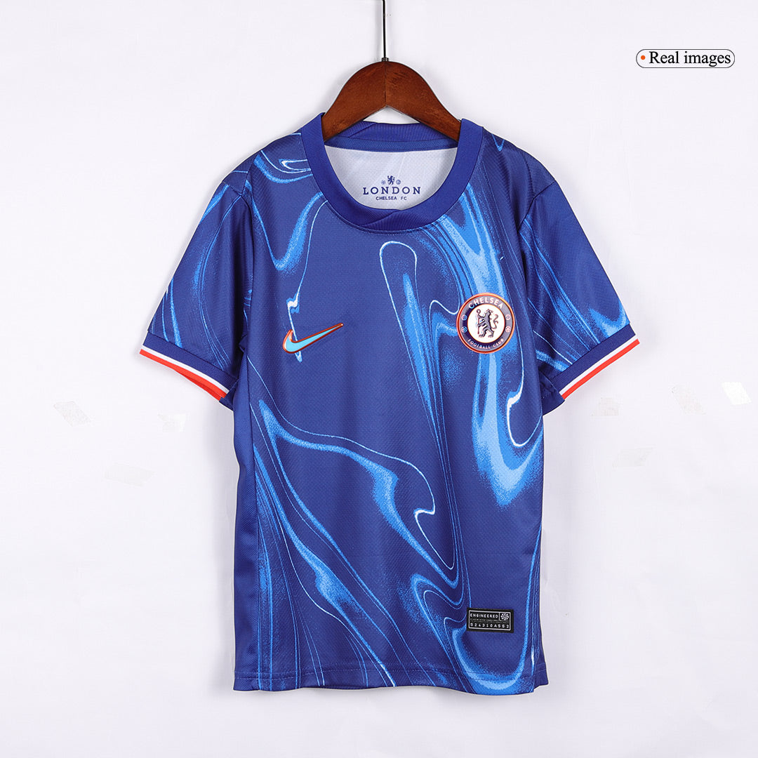 Kid's Chelsea Home Soccer Jersey Kit(Jersey+Shorts) 2024/25 Top Soccer Jerseys Store