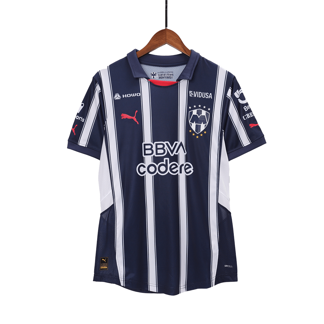 Player Version SERGIO RAMOS #93 Monterrey Home Soccer Jersey 2024/25 Top Dresy Shop