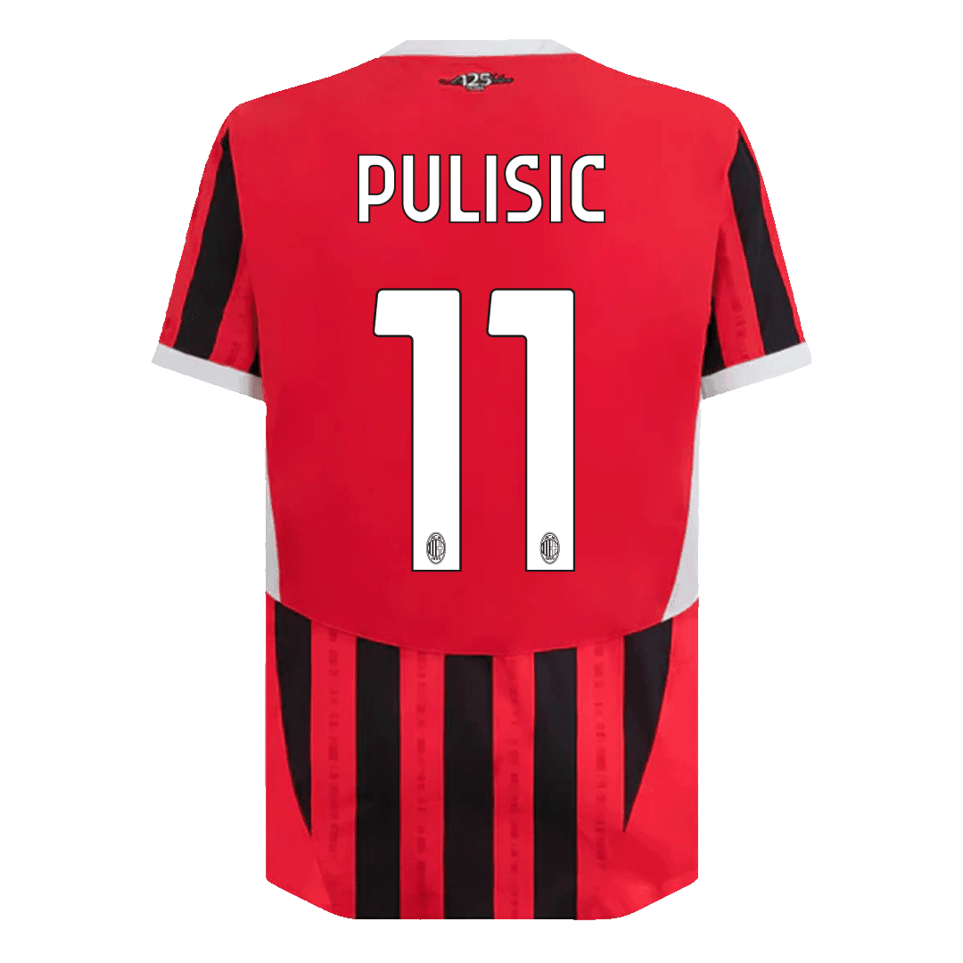 Player Version PULISIC #11 AC Milan Home Soccer Jersey 2024/25 Top Soccer Jerseys Store