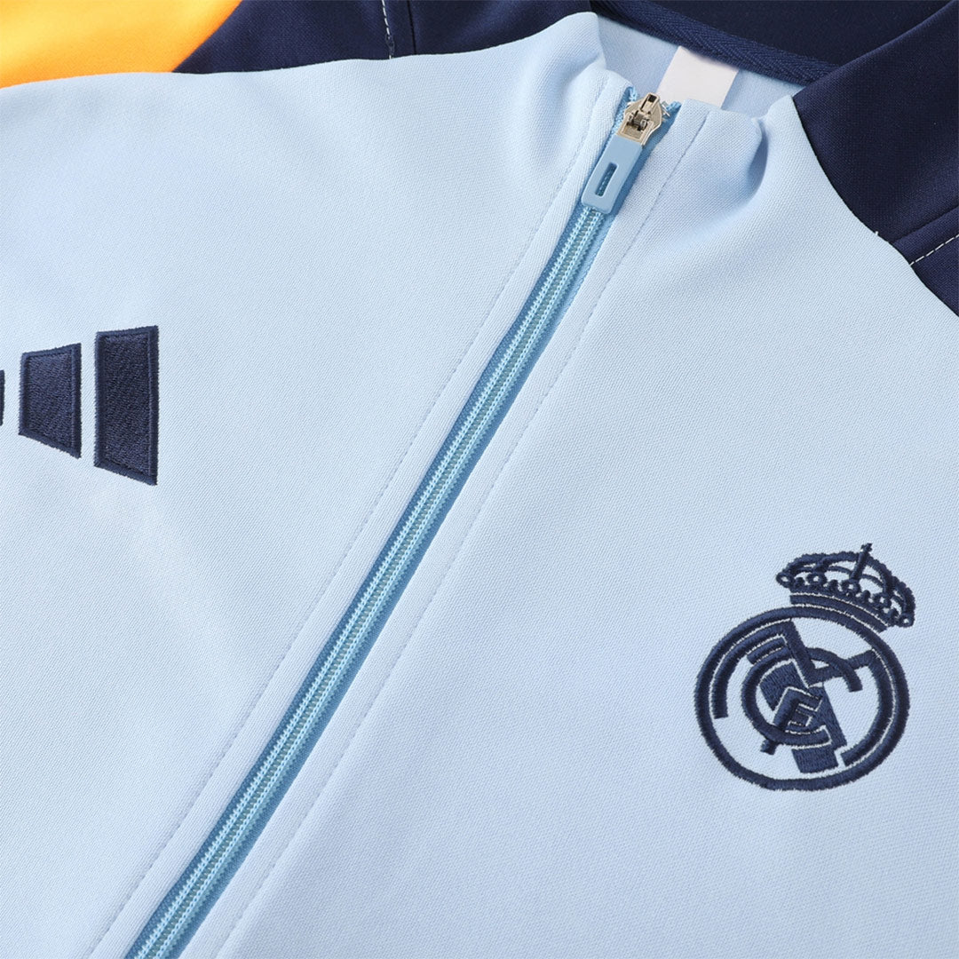 Kid's Real Madrid Training Kit (Jacket+Pants) 2024/25 Top Dresy Shop