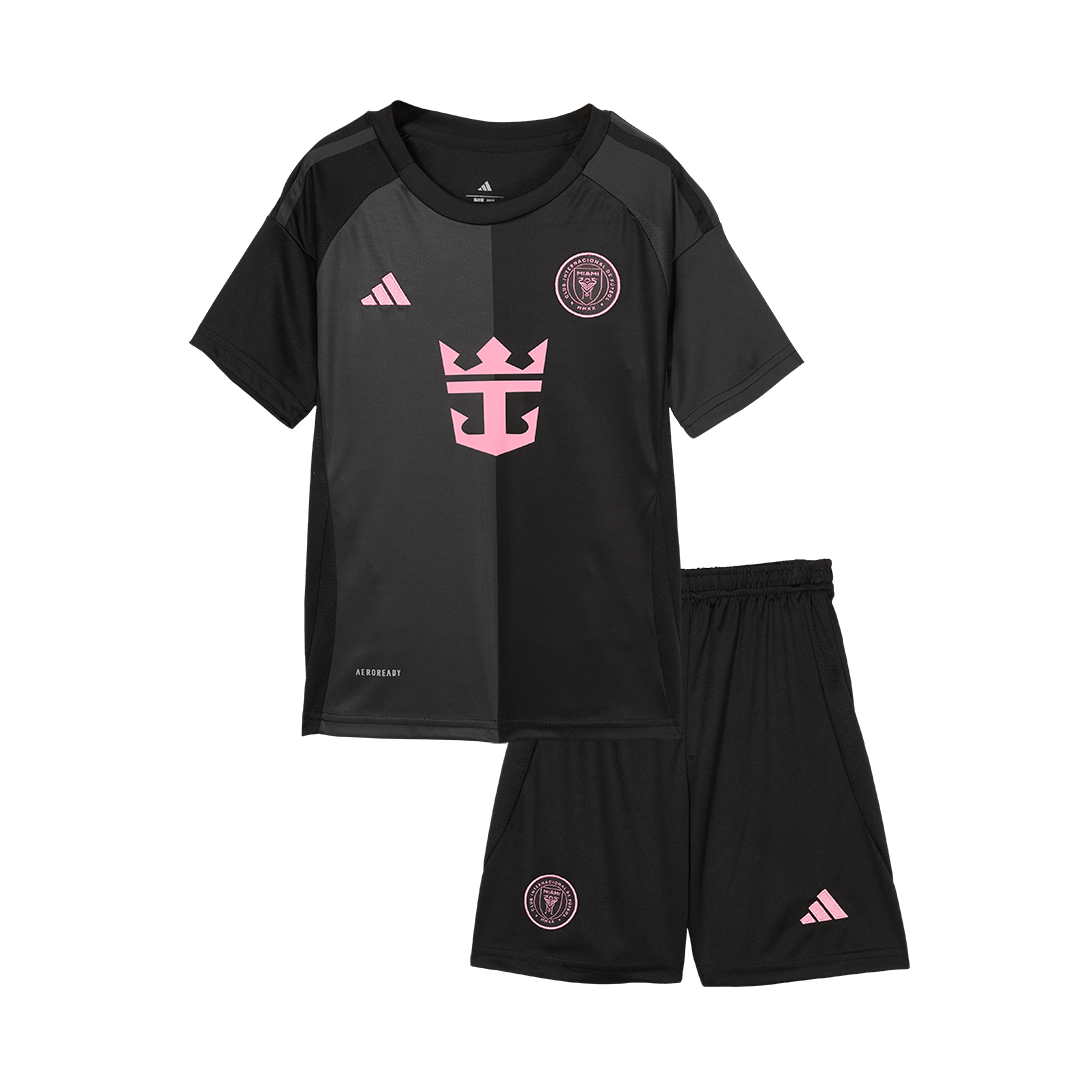 Kid's Inter Miami CF Away Soccer Jersey Kit(Jersey+Shorts) 2025 Top Dresy Shop