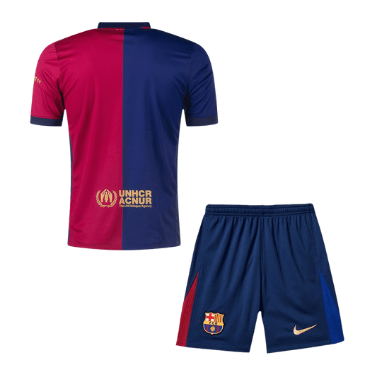 Barcelona Home Soccer Jersey Kit(Jersey+Shorts) 2024/25 Top Dresy Shop