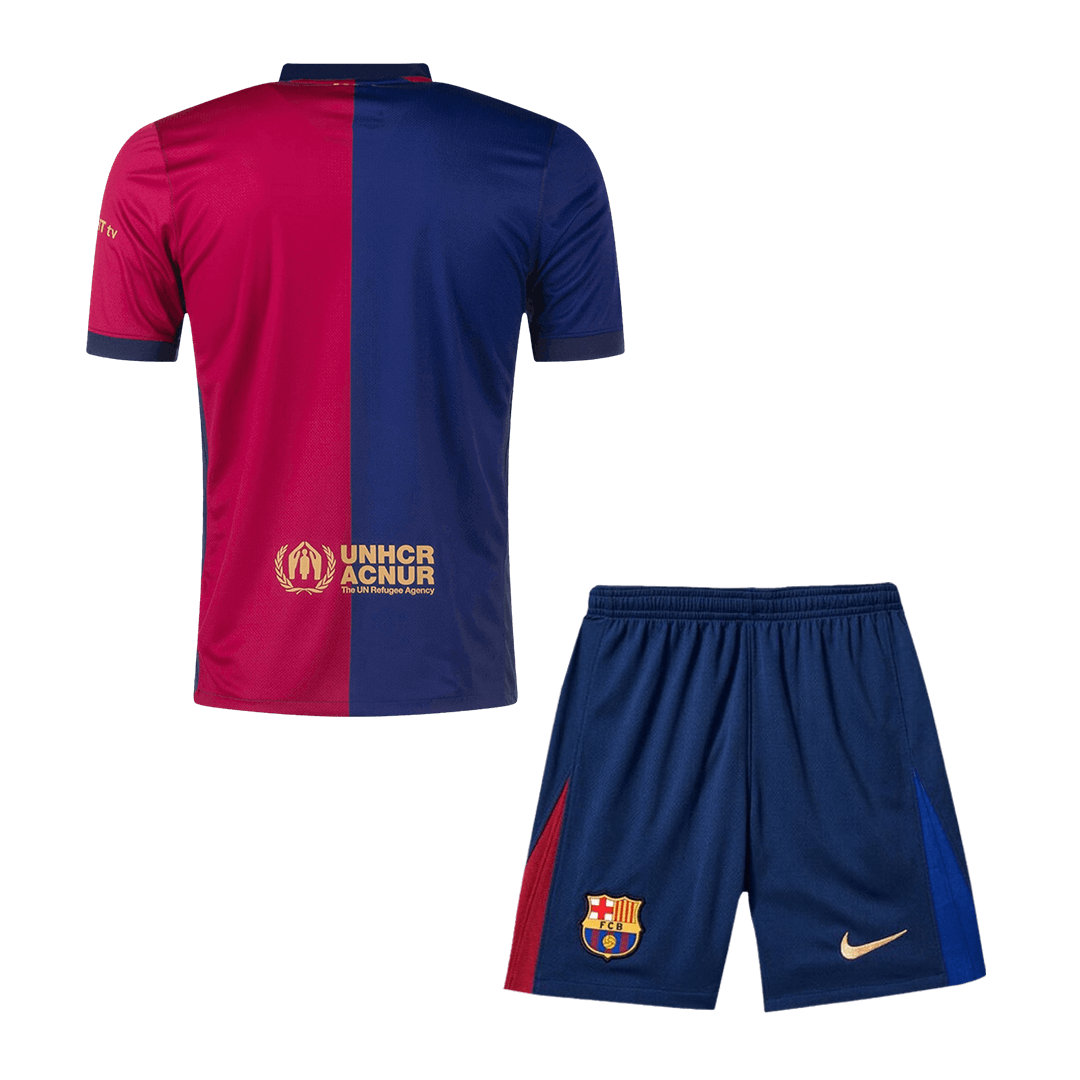 Barcelona Home Soccer Jersey Kit(Jersey+Shorts) 2024/25 Top Dresy Shop