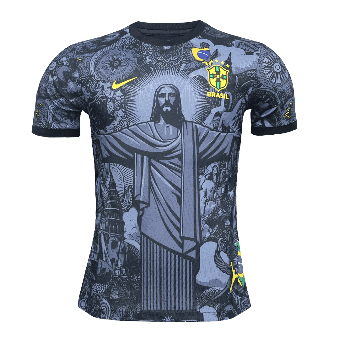 Player Version Brazil Jesus Soccer Jersey 2024 Top Dresy Shop