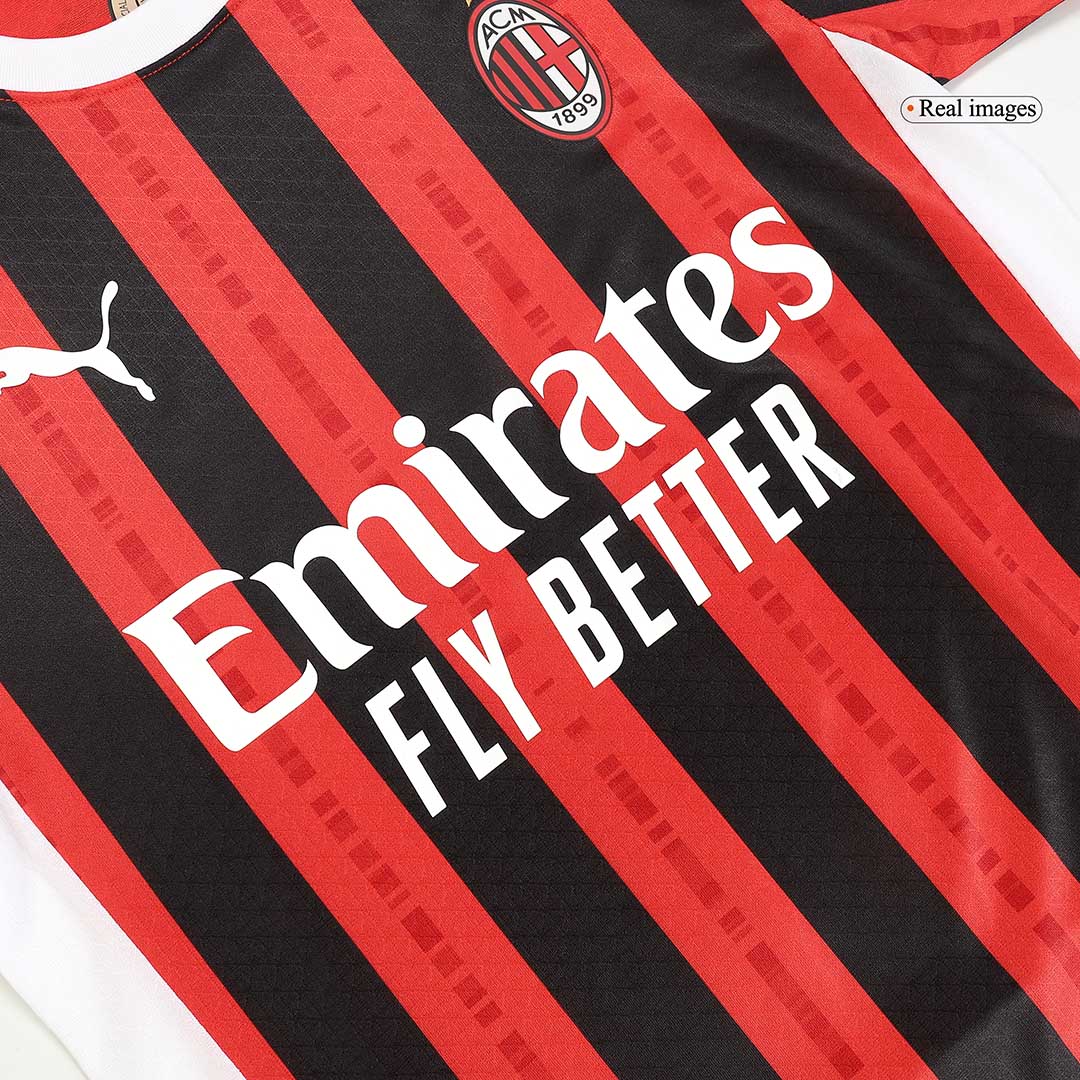 Player Version MORATA #7 AC Milan Home Soccer Jersey 2024/25 Top Soccer Jerseys Store