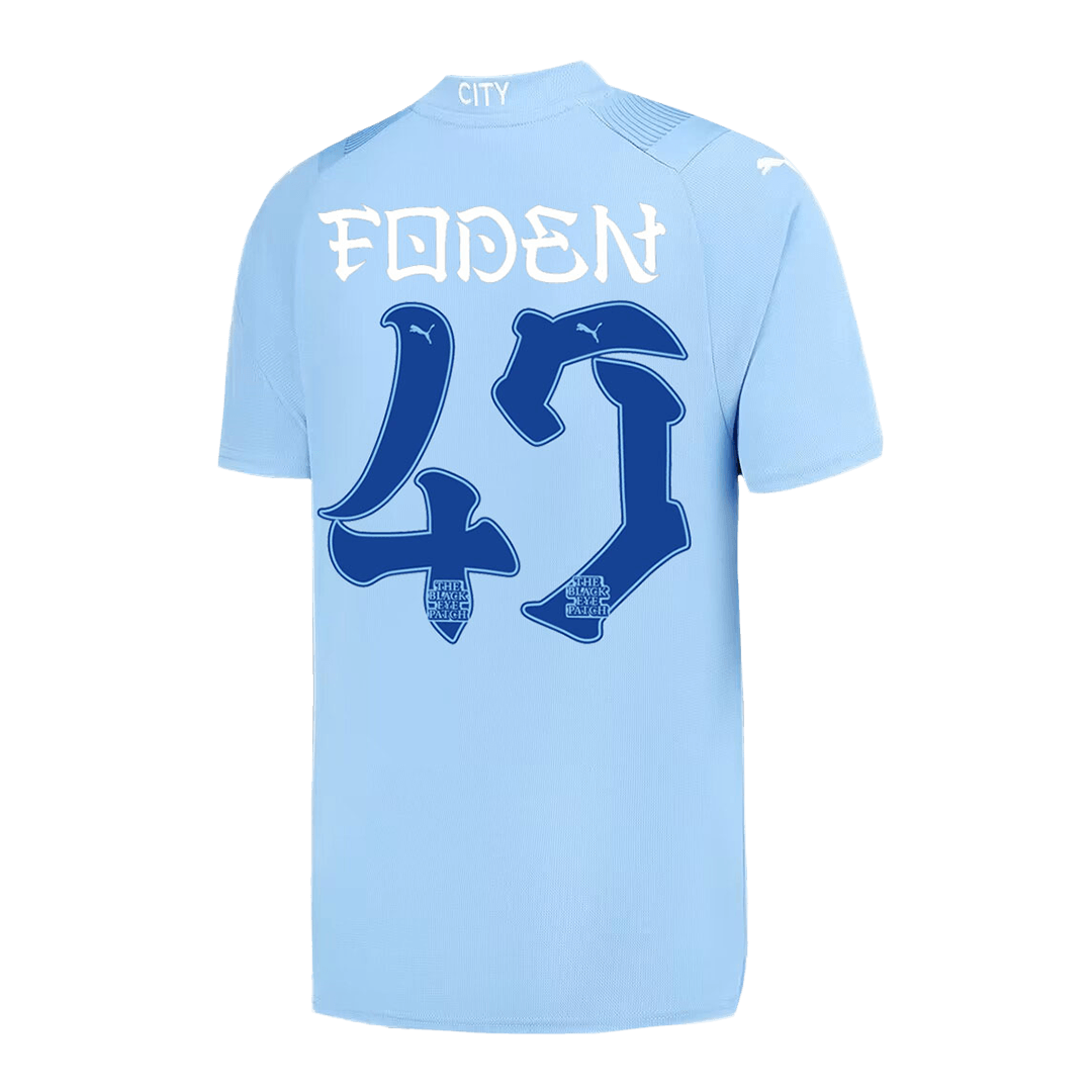 FODEN #47 Manchester City Japanese Tour Printing Home Soccer Jersey 2023/24 Top Dresy Shop