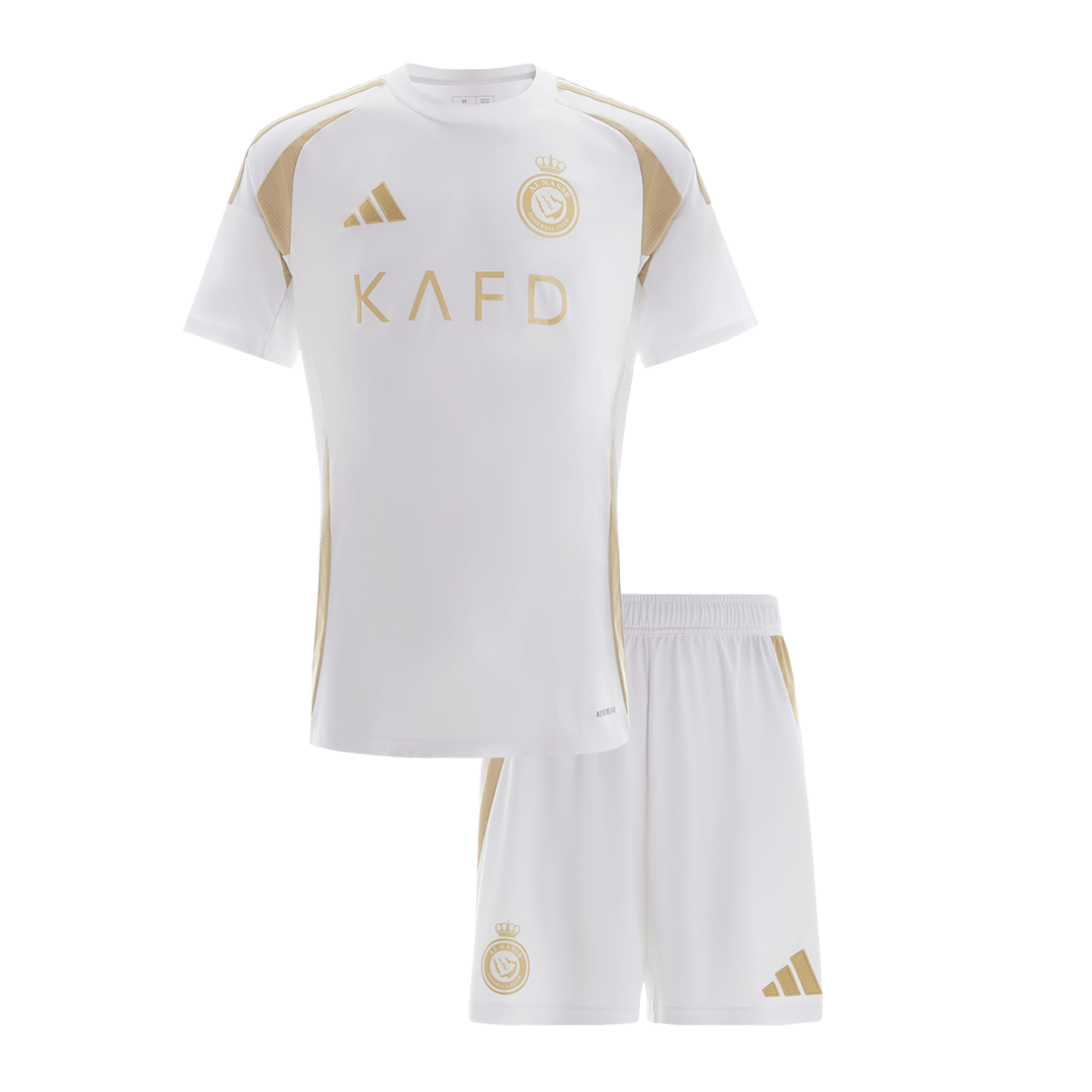 Kid's Al Nassr Third Away Soccer Jersey Kit(Jersey+Shorts) 2024/25 Top Dresy Shop