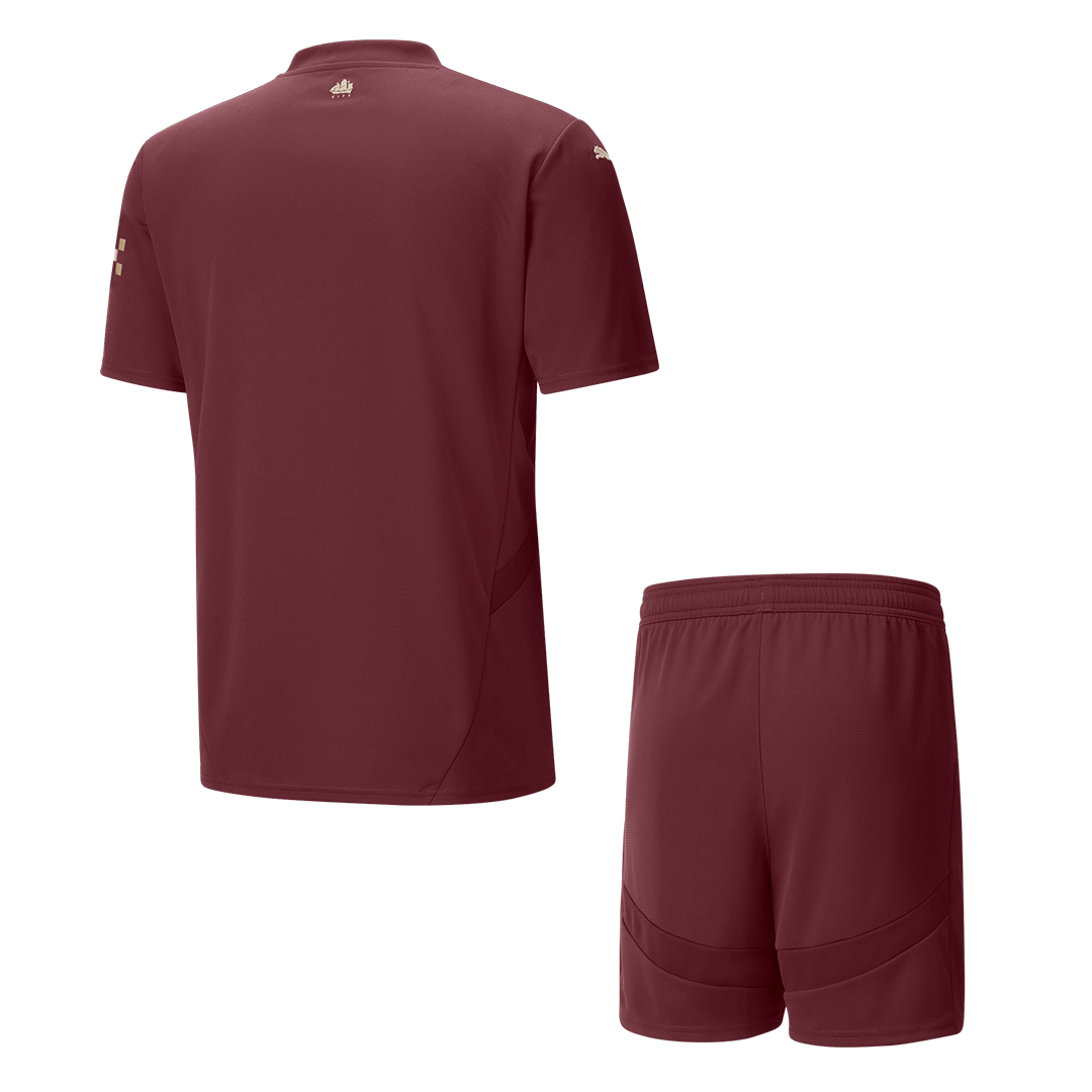 Manchester City Third Away Soccer Jersey Kit(Jersey+Shorts) 2024/25 Top Dresy Shop