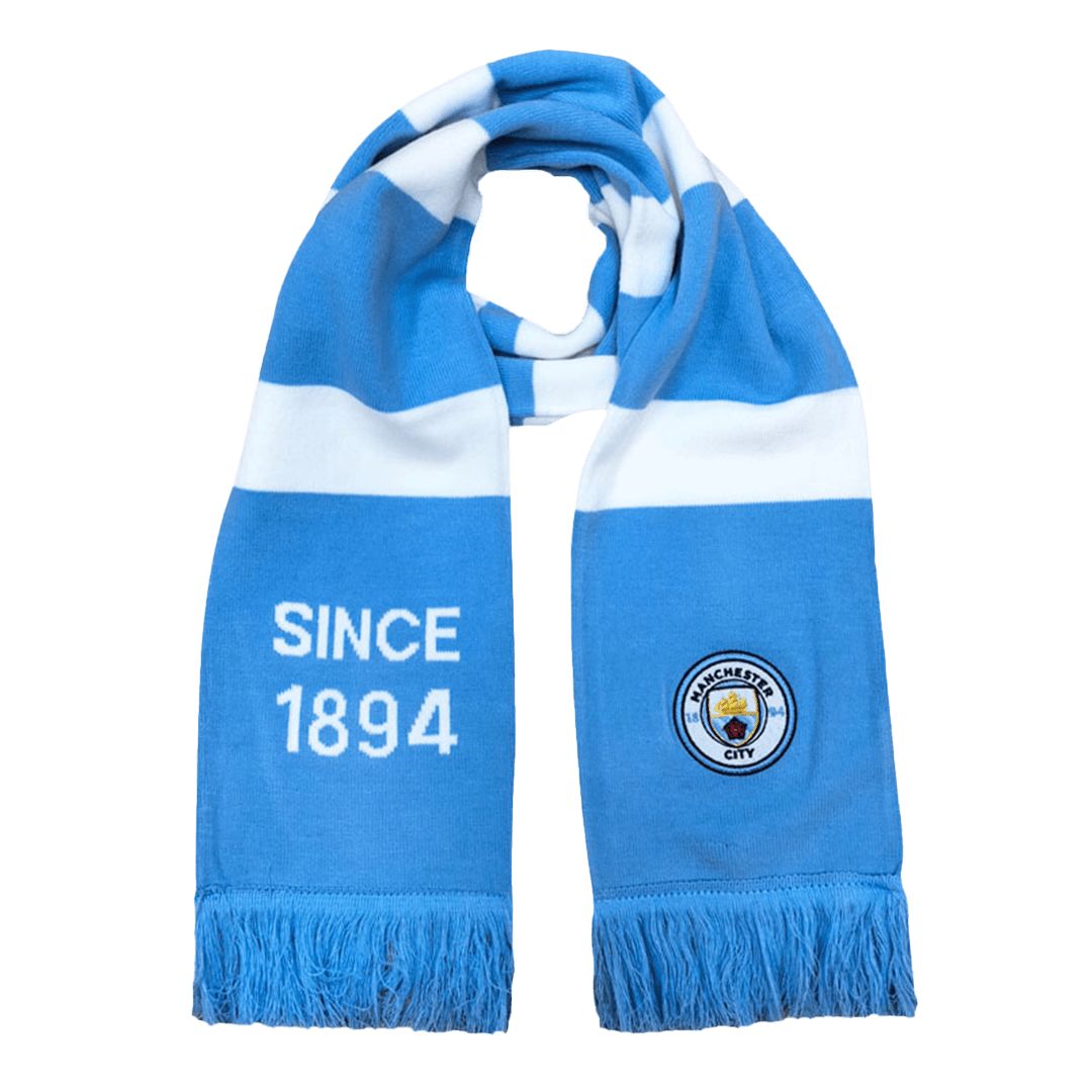Manchester City Soccer knitting Scarf Blue&White Top Dresy Shop