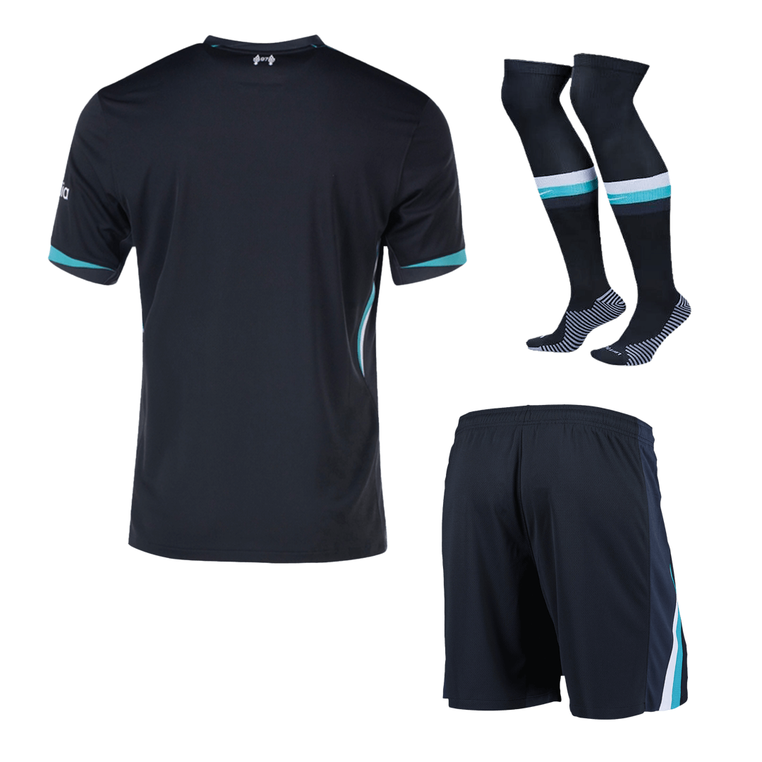 Liverpool Away Soccer Jersey Kit(Jersey+Shorts+Socks) 2024/25 Top Soccer Jerseys Store