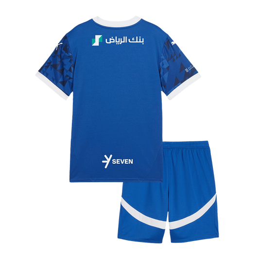 Kid's Al Hilal SFC Home Soccer Jersey Kit(Jersey+Shorts) 2024/25 Top Dresy Shop