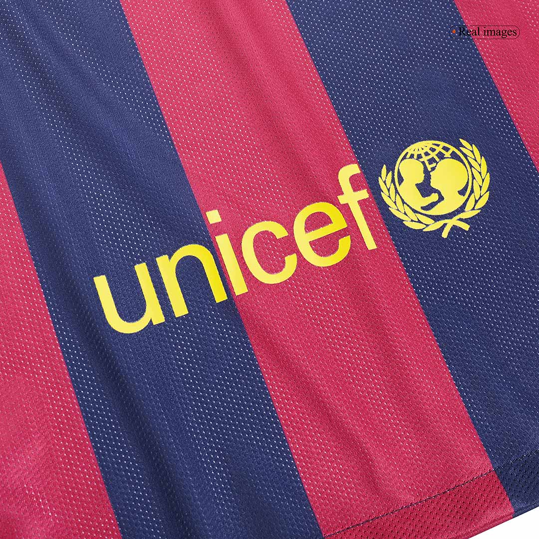 Retro Suárez #9 2014/15 Barcelona Home Long Sleeve Soccer Jersey Top Dresy Shop