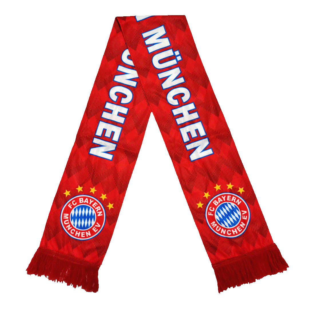 Bundesliga Bayern Scarf Red Top Dresy Shop
