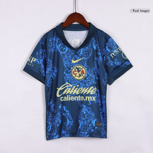Kid's Club America Away Soccer Jersey Kit(Jersey+Shorts) 2024/25 Top Dresy Shop