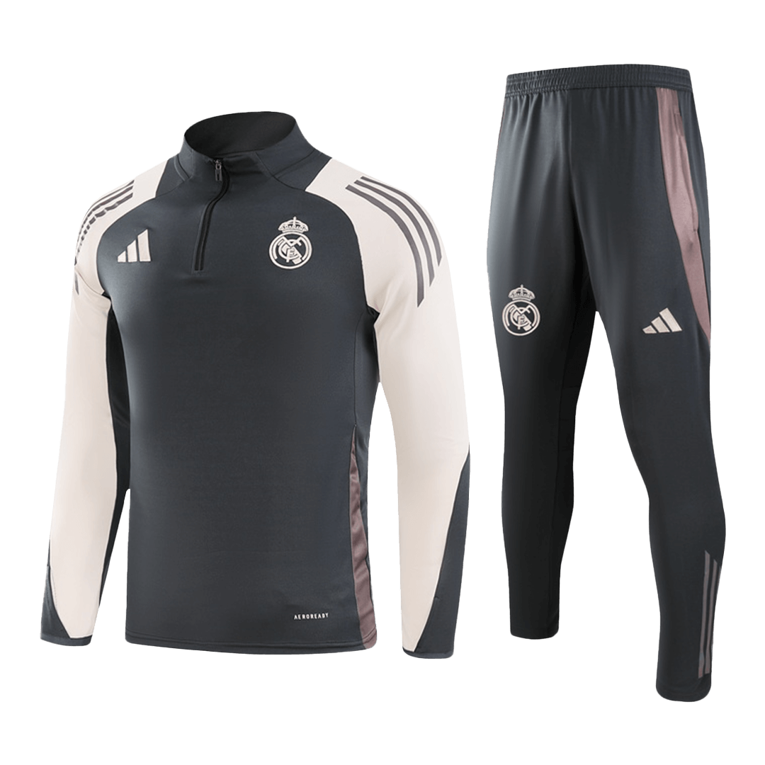 Real Madrid Zipper Sweatshirt Kit(Top+Pants) 2024/25 Top Dresy Shop