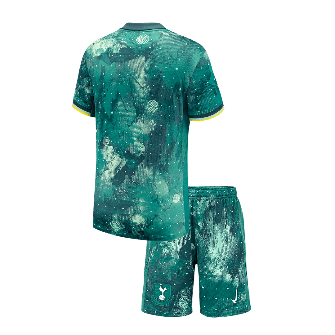 Kid's Tottenham Hotspur Third Away Soccer Jersey Kit(Jersey+Shorts) 2024/25 Top Dresy Shop