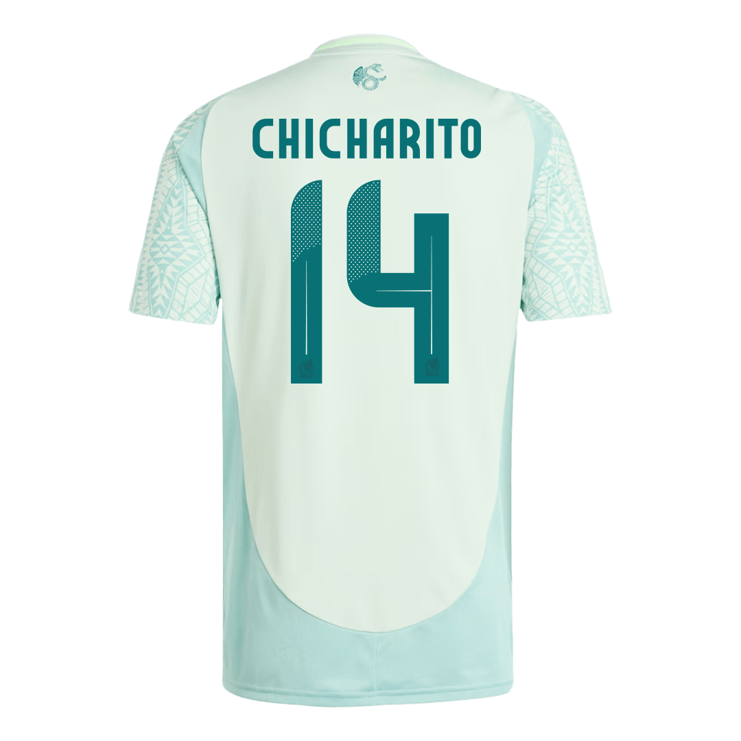 Men's Mexico CHICHARITO #14 Away Soccer Jersey Copa América 2024 Top Dresy Shop