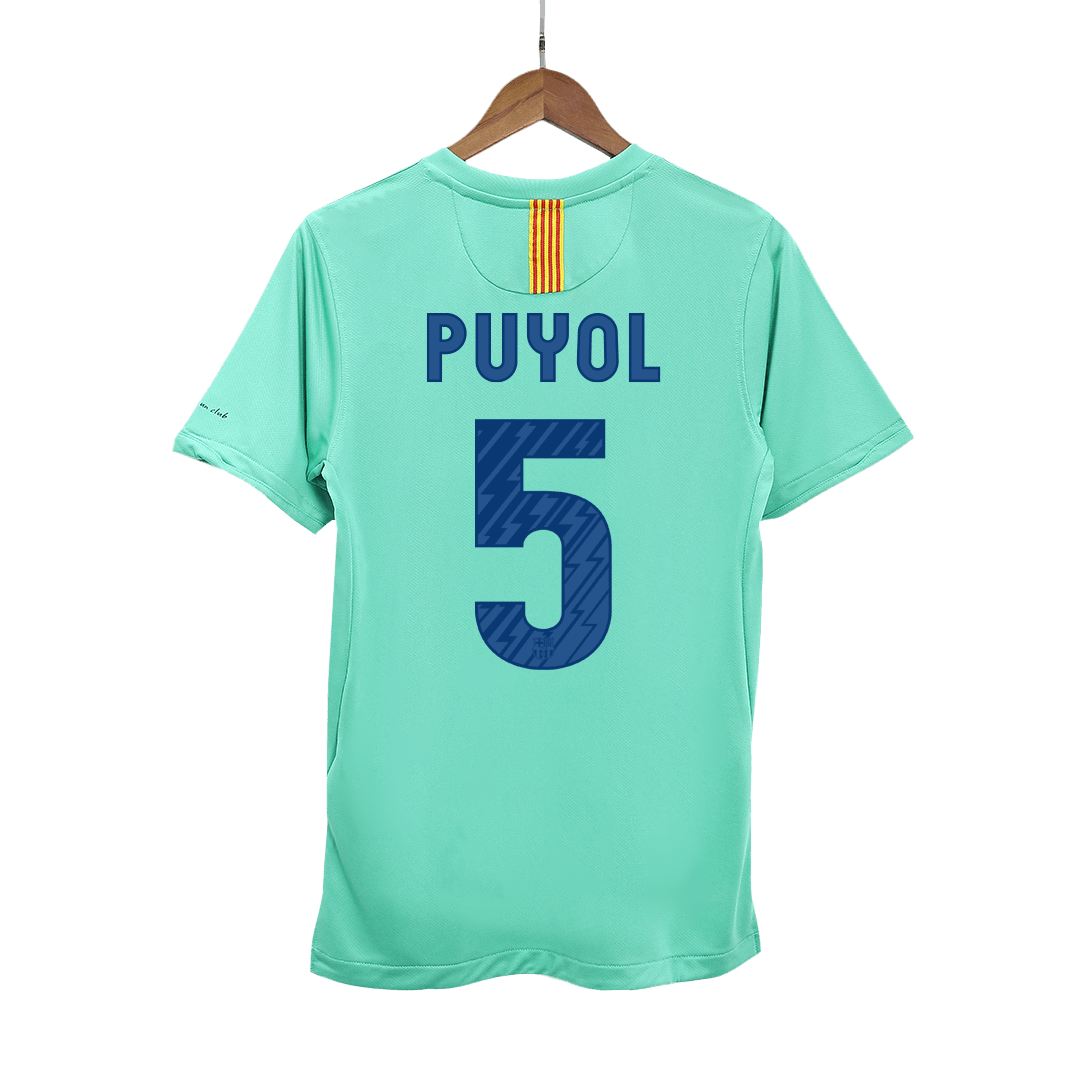 Retro PUYOL #5 2010/11 Barcelona Away Soccer Jersey Top Dresy Shop