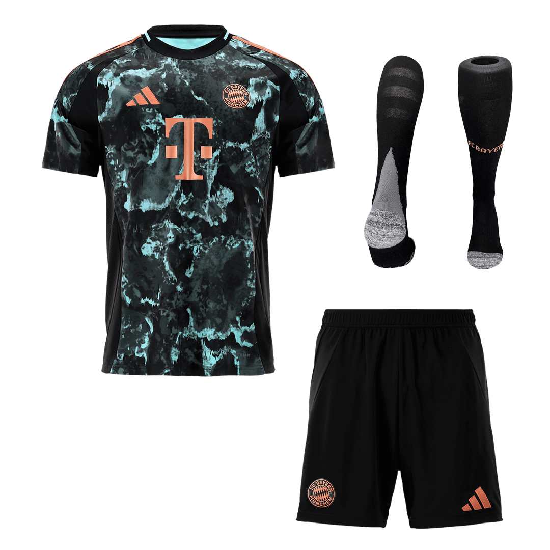 Bayern Munich Away Soccer Jersey Kit(Jersey+Shorts+Socks) 2024/25 Top Dresy Shop