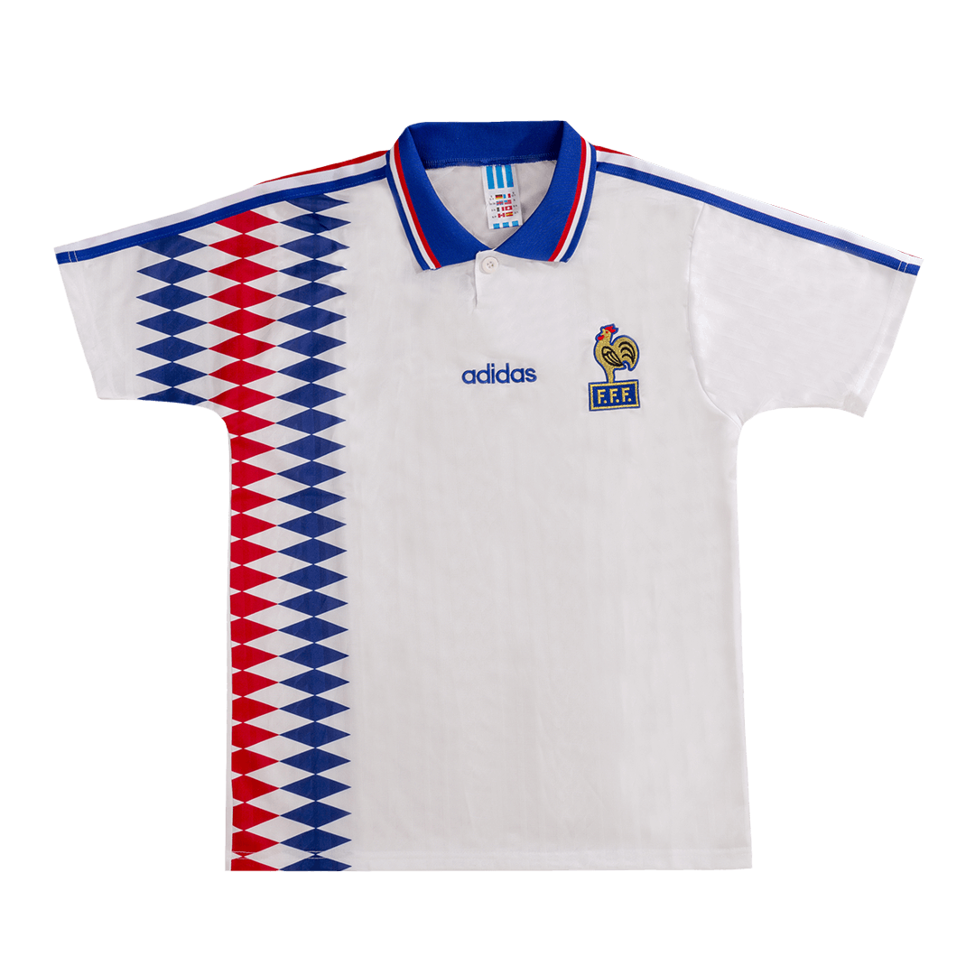 Retro 1994 France Away Soccer Jersey Top Dresy Shop