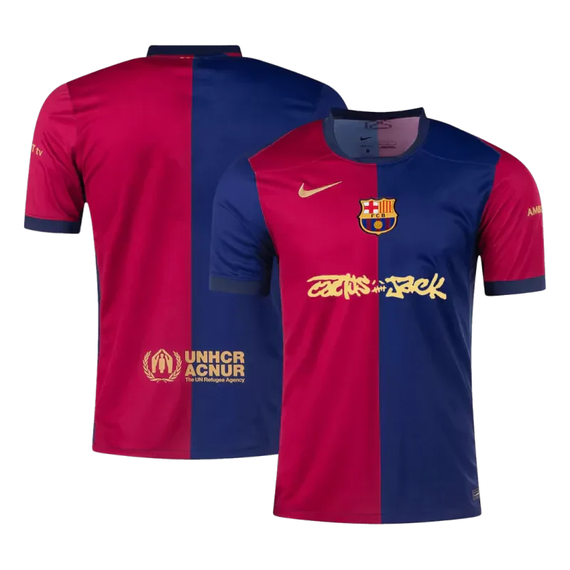 Barcelona X Travis Scott Home Soccer Jersey 2024/25 Limited Edition Go Game Wear