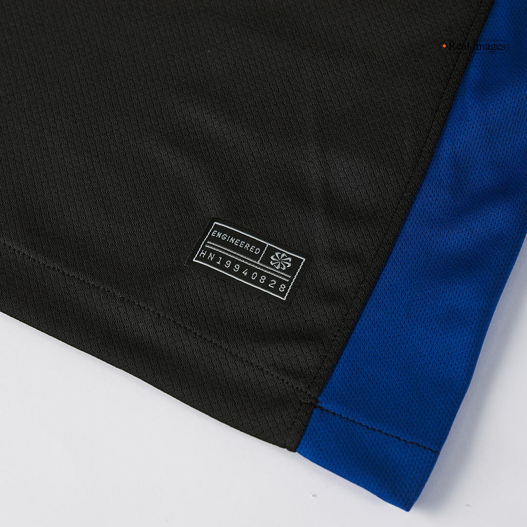 Barcelona Away Soccer Jersey Kit(Jersey+Shorts) 2024/25 - Spotify Logo Without Text Top Dresy Shop