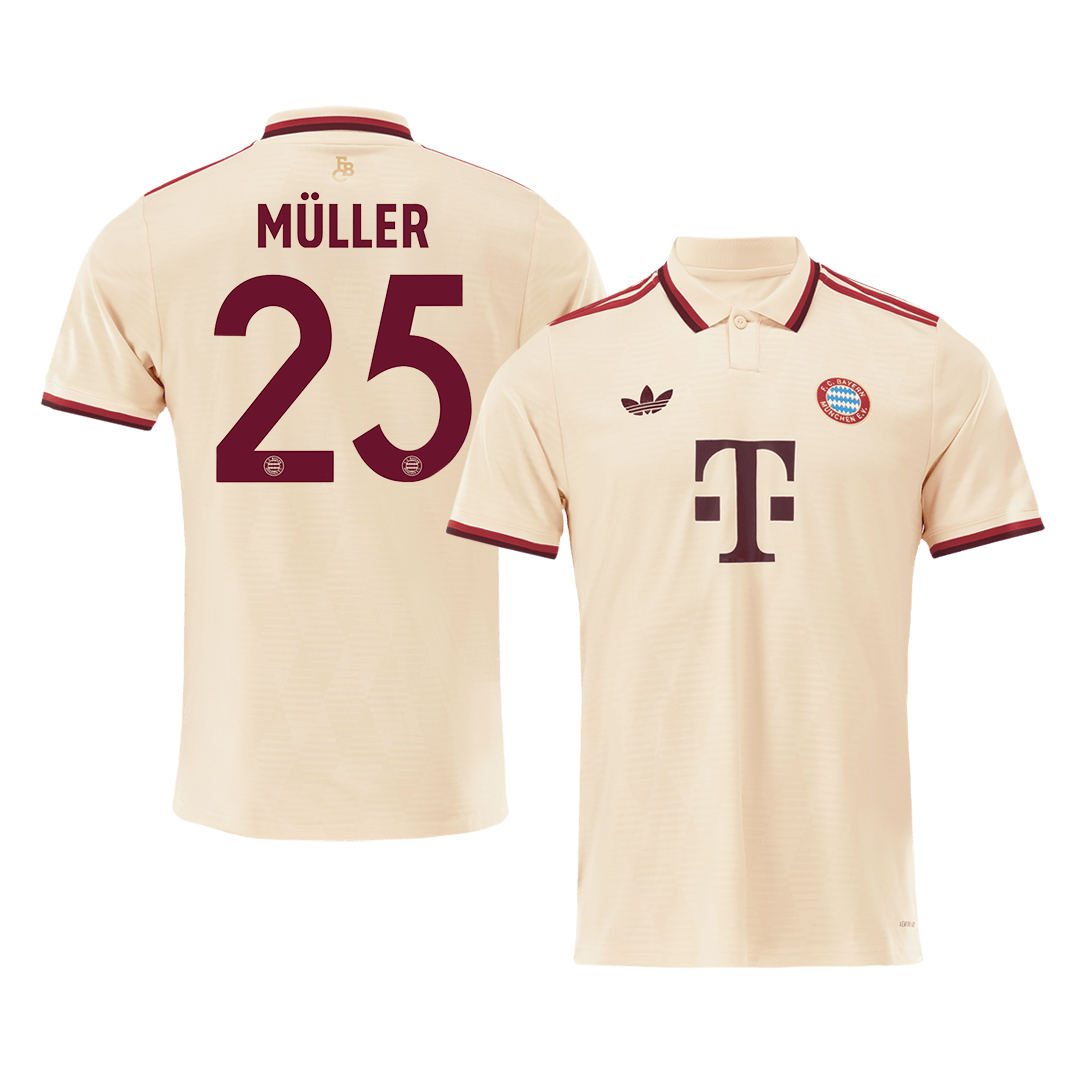 MÜLLER #25 Bayern Munich Third Away Soccer Jersey 2024/25 - UCL Top Dresy Shop
