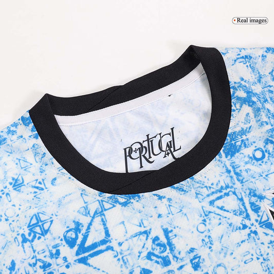 R.Leão #17 Portugal Away Soccer Jersey Euro 2024 Top Dresy Shop