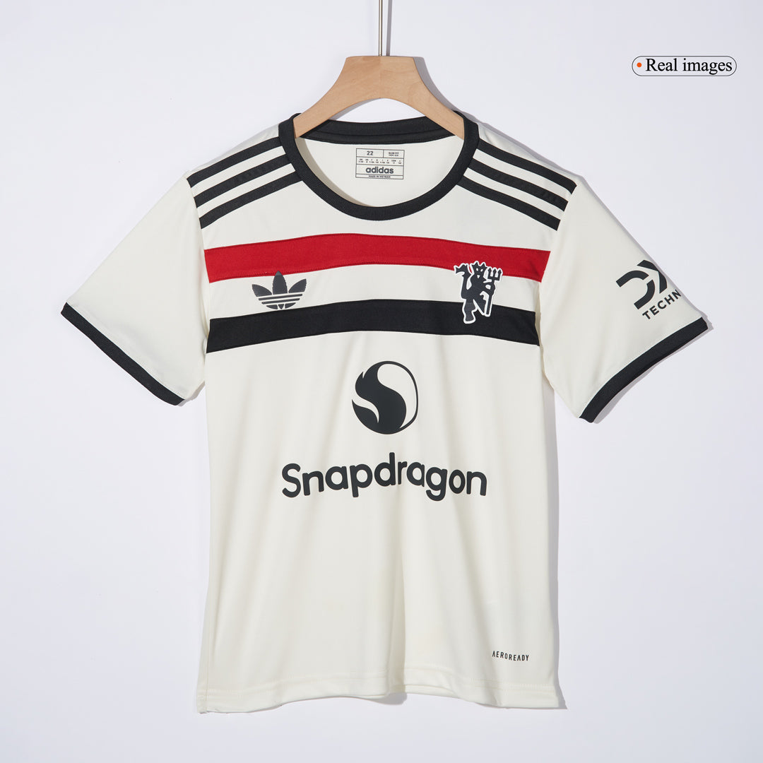 Kid's Manchester United Third Away Soccer Jersey Kit(Jersey+Shorts+Socks) 2024/25 Top Soccer Jerseys Store