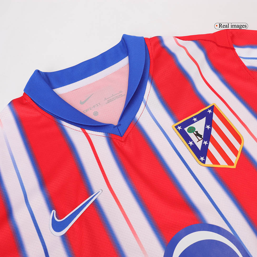 J.ALVAREZ #19 Atletico Madrid Home Soccer Jersey 2024/25 Top Dresy Shop
