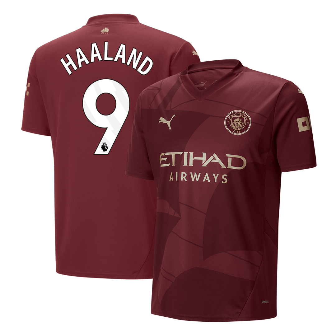 HAALAND #9 Manchester City Third Away Soccer Jersey 2024/25 Top Dresy Shop