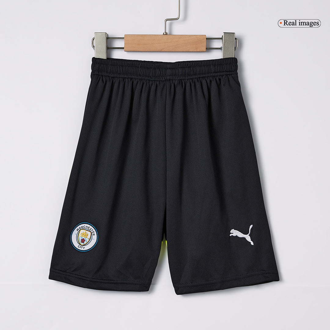 Kid's Manchester City Away Soccer Jersey Kit(Jersey+Shorts+Socks) 2024/25 Top Dresy Shop