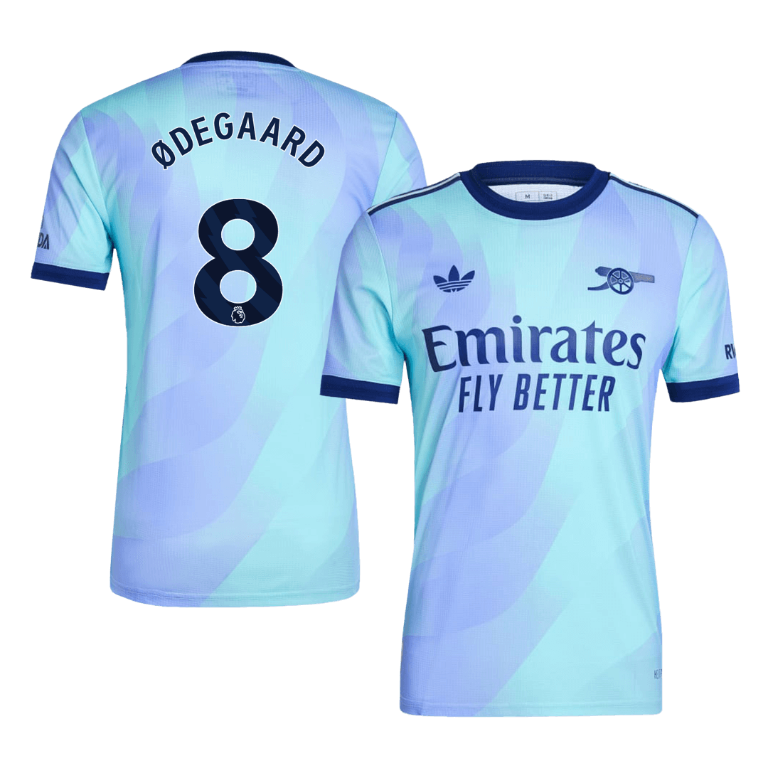 Player Version ØDEGAARD #8 Arsenal Third Away Soccer Jersey 2024/25 Top Dresy Shop