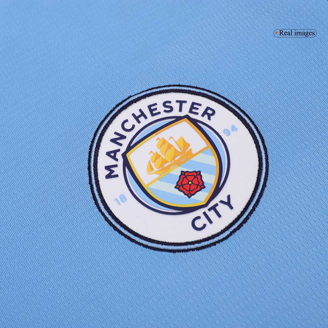 Manchester City Home Long Sleeve Soccer Jersey 2024/25 Top Dresy Shop