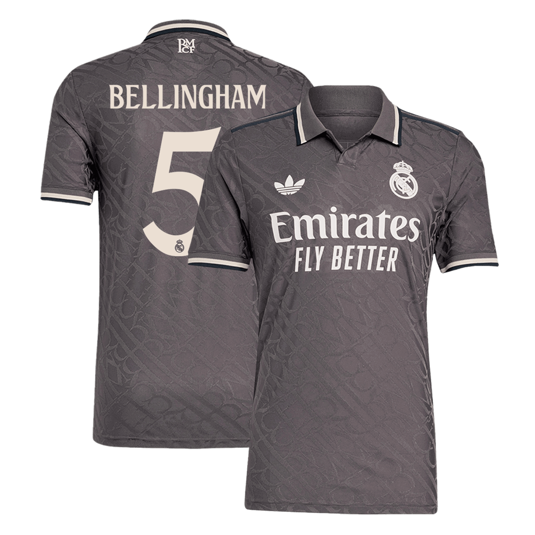 Player Version BELLINGHAM #5 Real Madrid Third Away Soccer Jersey 2024/25 Top Dresy Shop