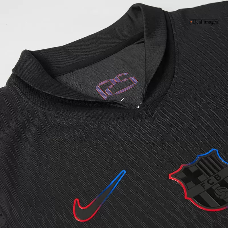 Player Version Barcelona X Travis Scott Away Soccer Jersey 2024/25 - Red