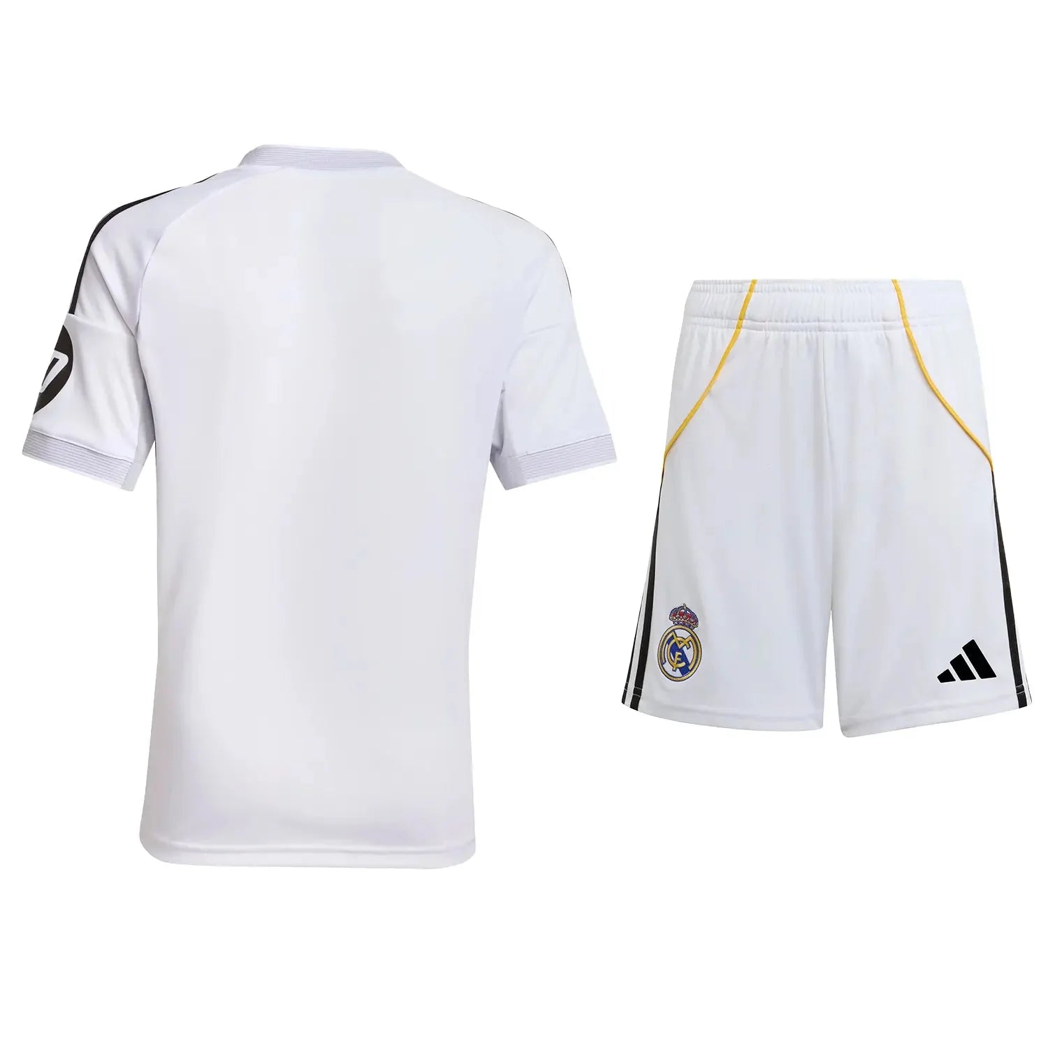 Kid's Real Madrid Home Soccer Jersey Kit(Jersey+Shorts) 2025/26 Top Dresy Shop