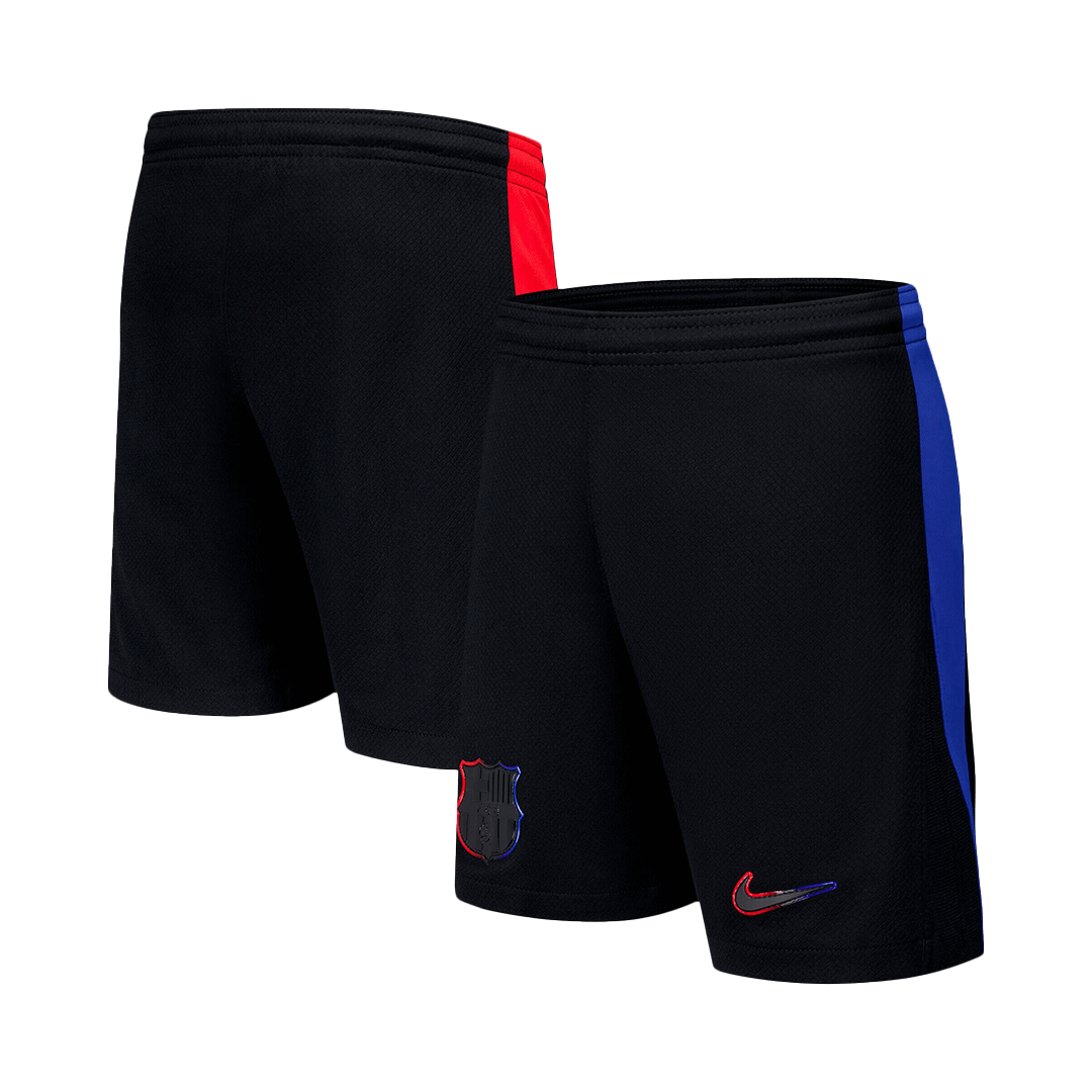 Barcelona Away Soccer Jersey Kit(Jersey+Shorts) 2024/25 - Spotify Logo Without Text Top Dresy Shop