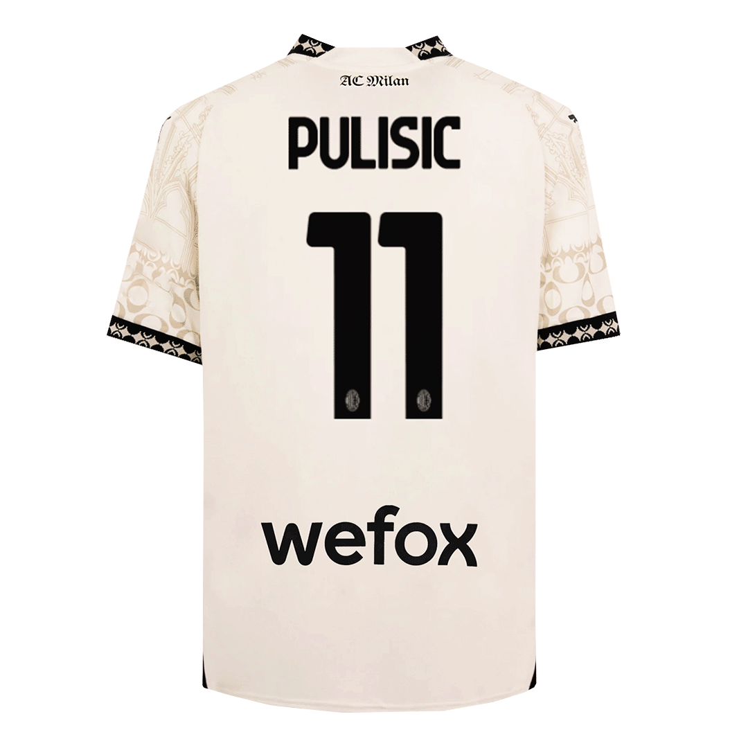 PULISIC #11 AC Milan X Pleasures Fouth Away Soccer Jersey 2023/24 Top Dresy Shop