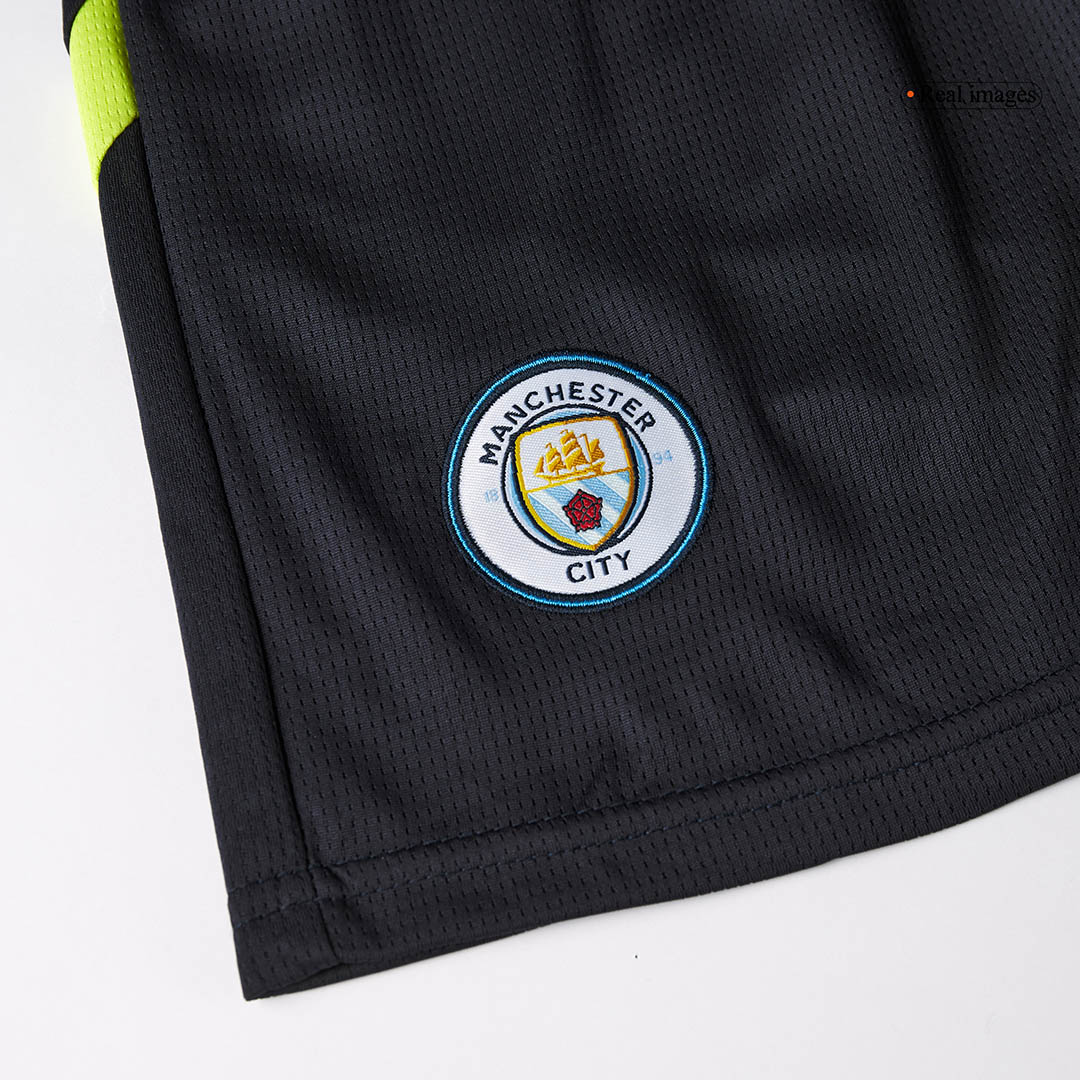 Kid's Manchester City Away Soccer Jersey Kit(Jersey+Shorts+Socks) 2024/25 Top Dresy Shop