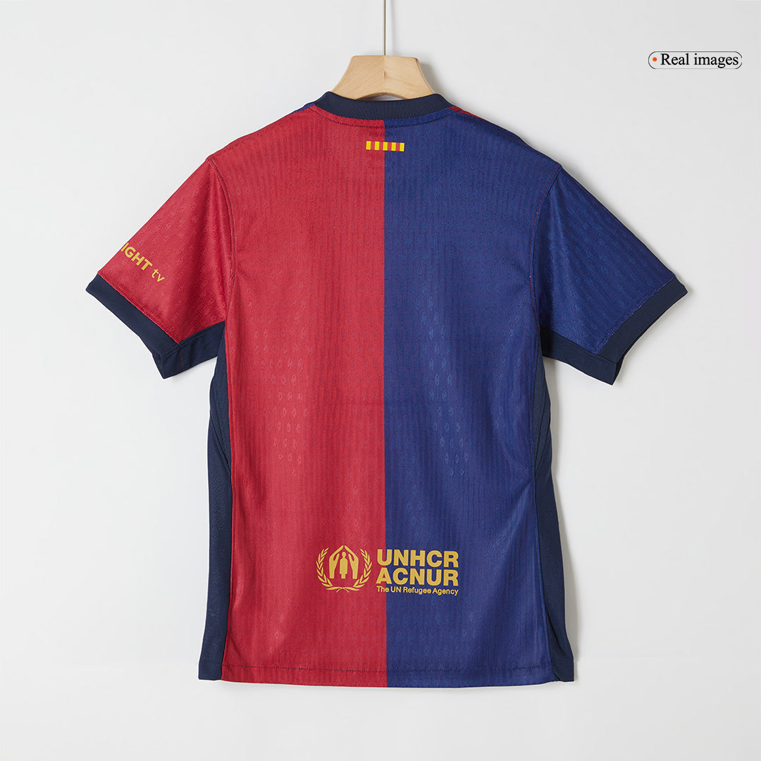 Player Version Barcelona Home Soccer Jersey 2024/25 - COLDPLAY Top Dresy Shop