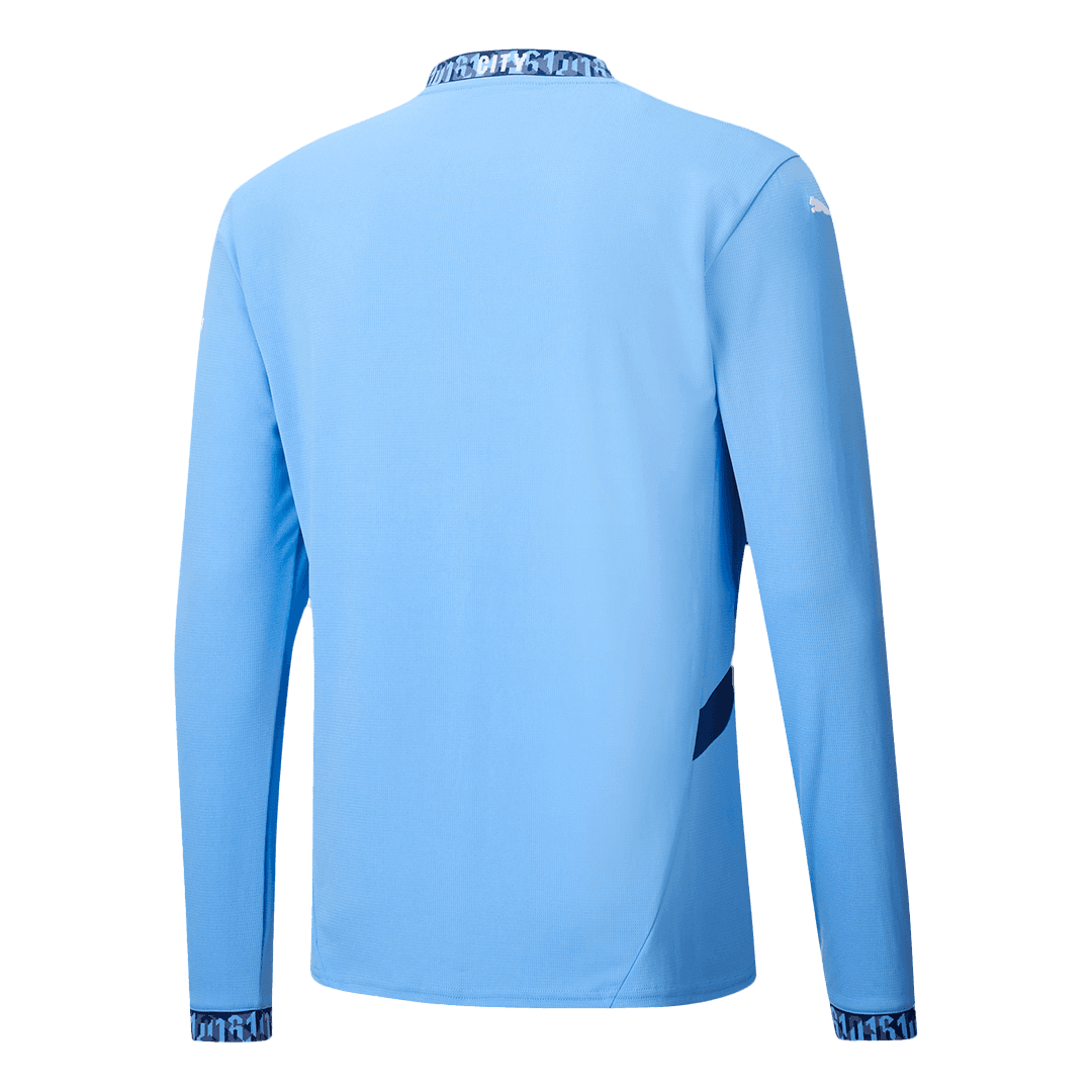 Manchester City Home Long Sleeve Soccer Jersey 2024/25 Top Dresy Shop