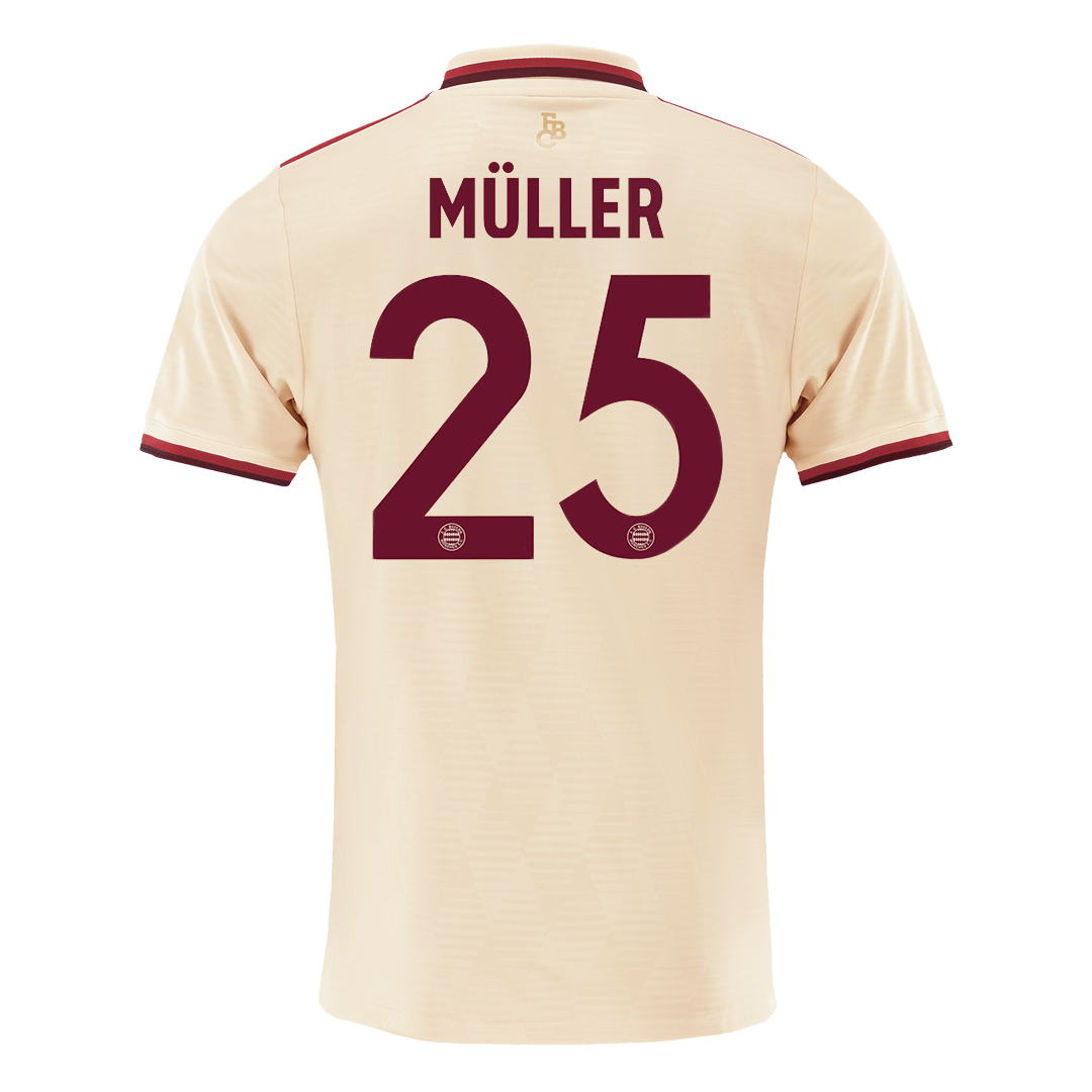 MÜLLER #25 Bayern Munich Third Away Soccer Jersey 2024/25 - UCL Top Dresy Shop