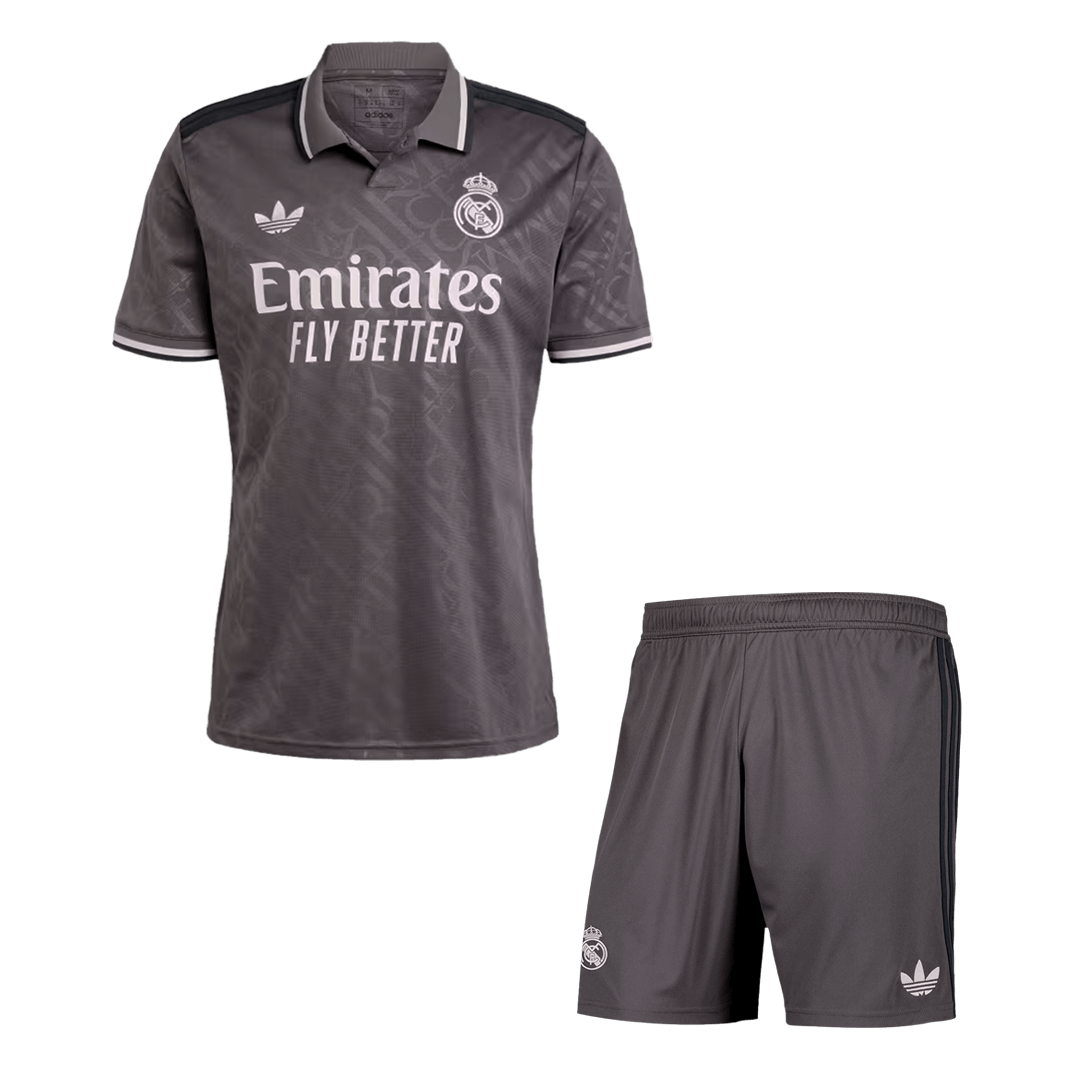 Real Madrid Third Away Soccer Jersey Kit(Jersey+Shorts) 2024/25 Top Dresy Shop