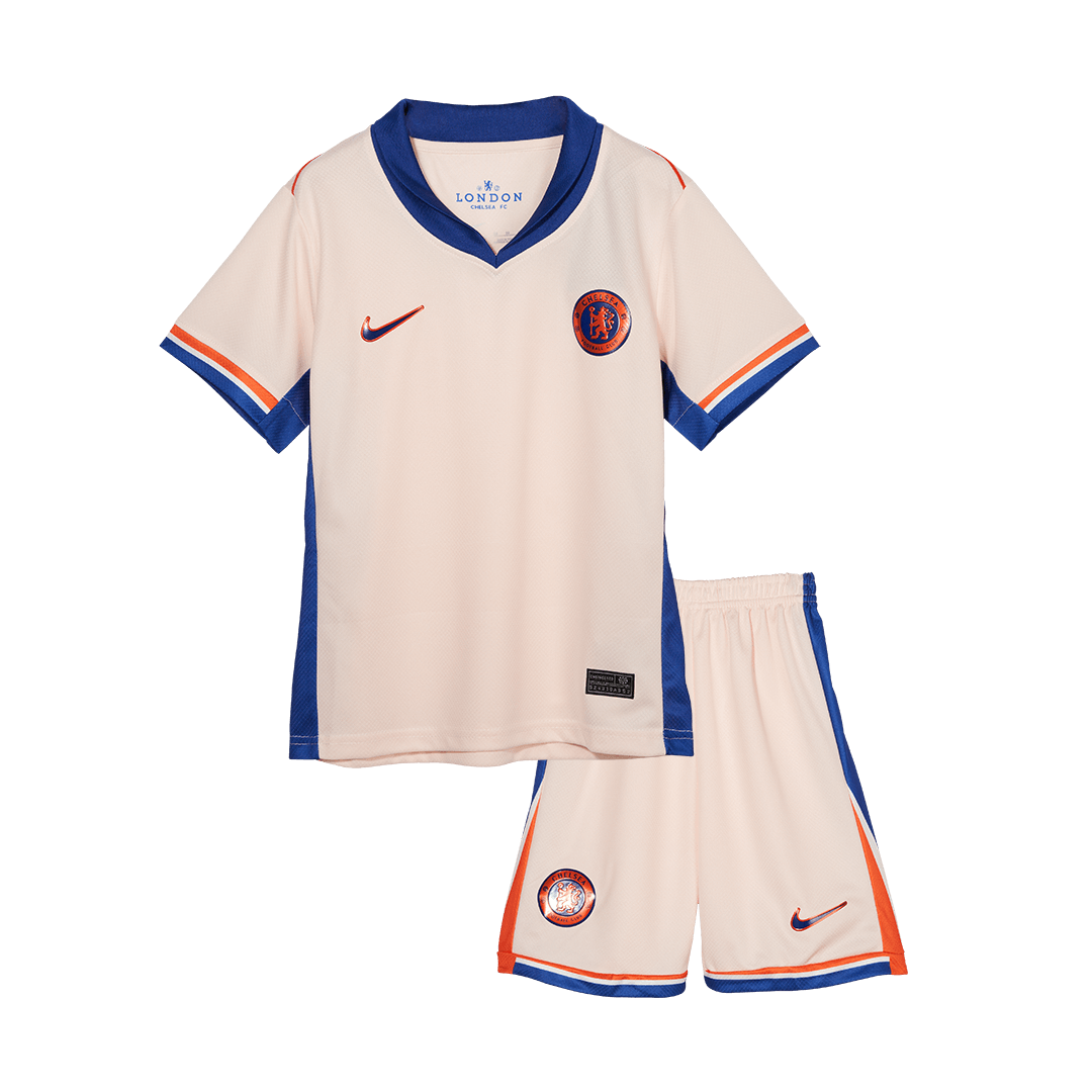 Kid's Chelsea Away Soccer Jersey Kit(Jersey+Shorts) 2024/25 Top Dresy Shop