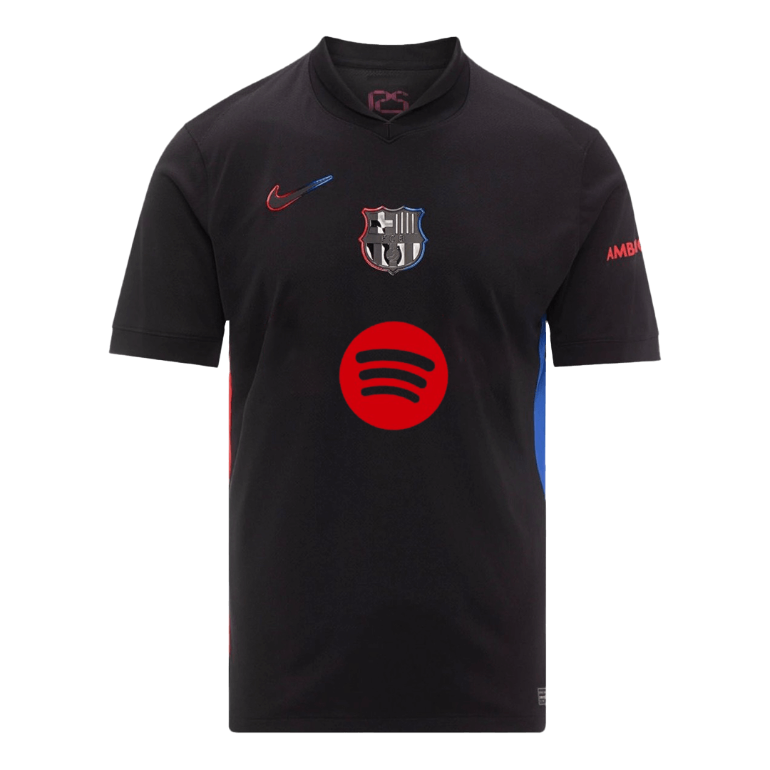 Barcelona Away Soccer Jersey 2024/25 - Spotify Logo Without Text Top Dresy Shop