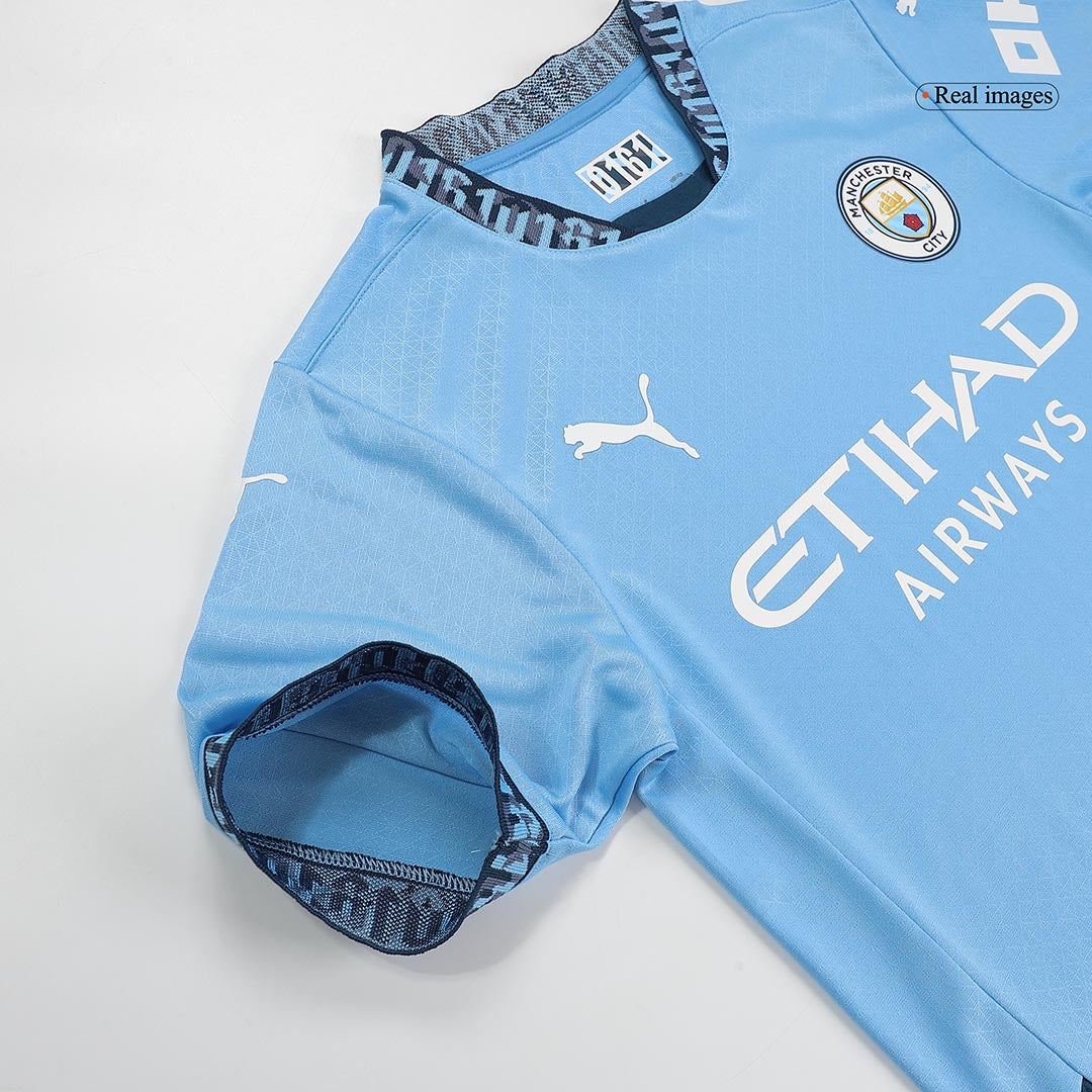 Player Version HAALAND #9 Manchester City Home  Soccer Jersey 2024/25 - UCL Top Dresy Shop