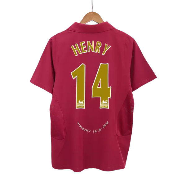 Retro HENRY #14 2005/06 Arsenal Home  Soccer Jersey Top Soccer Jerseys Store